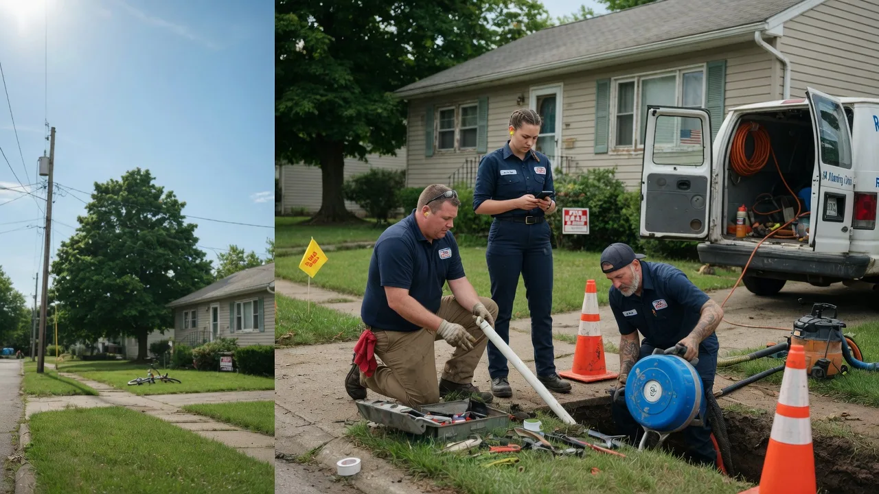 Sewer Line Repair in Pesotum, IL near me